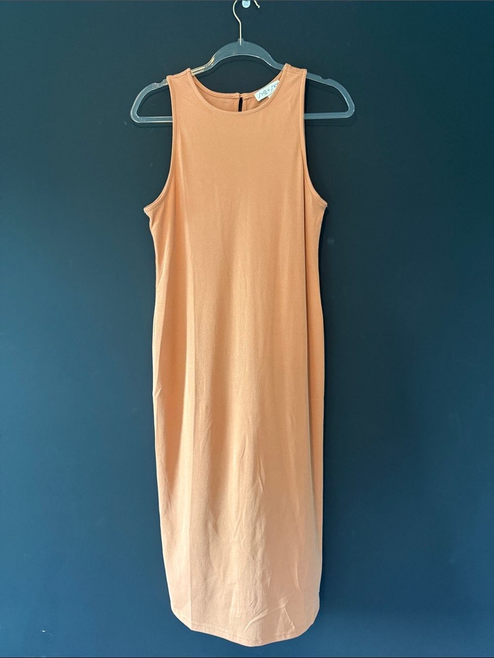 Sleeveless Midi Dress in Terra Cotta - She + Sky
